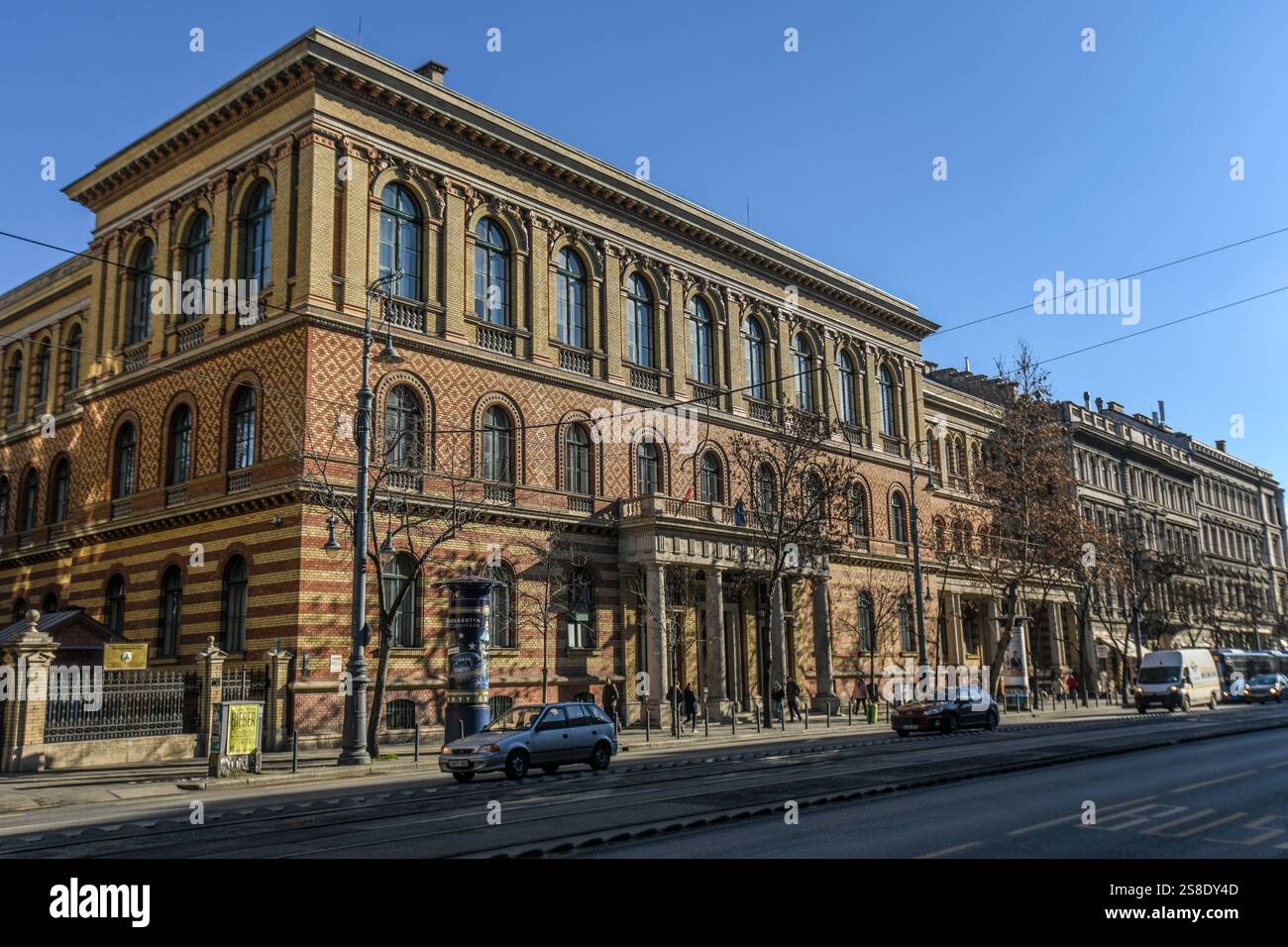 ELTE-Fakultät für Geisteswissenschaften. Budapest, Ungarn Stockfoto