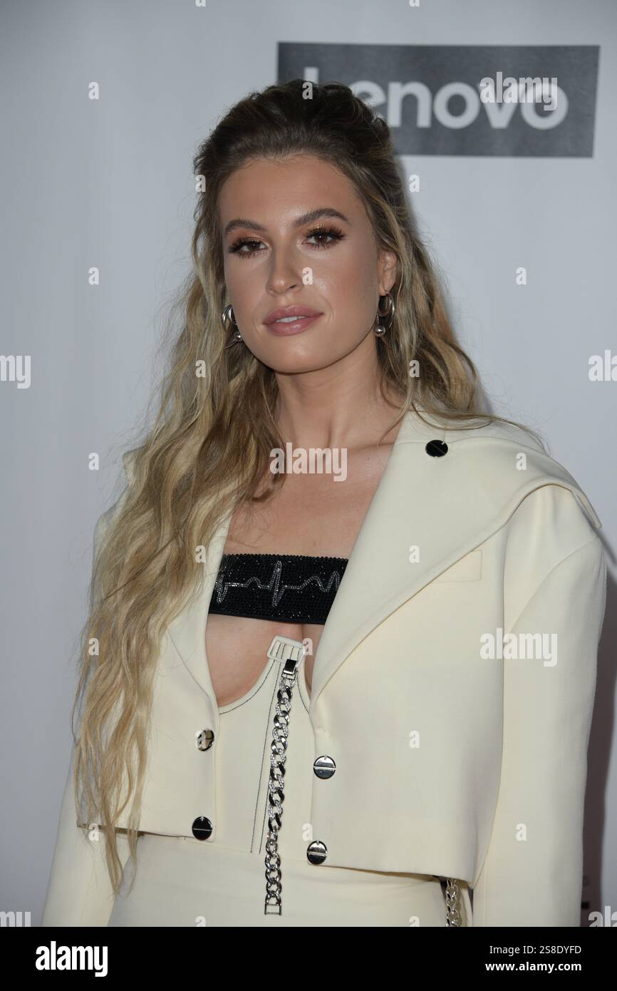 Fletcher - Cari Elise Fletcher nahm am 26. Januar 2020 an der 2020 Grammy After Party der Universal Music Group Teil, die von Lenovo in der Rolling Greens Nursery präsentiert wurde Stockfoto