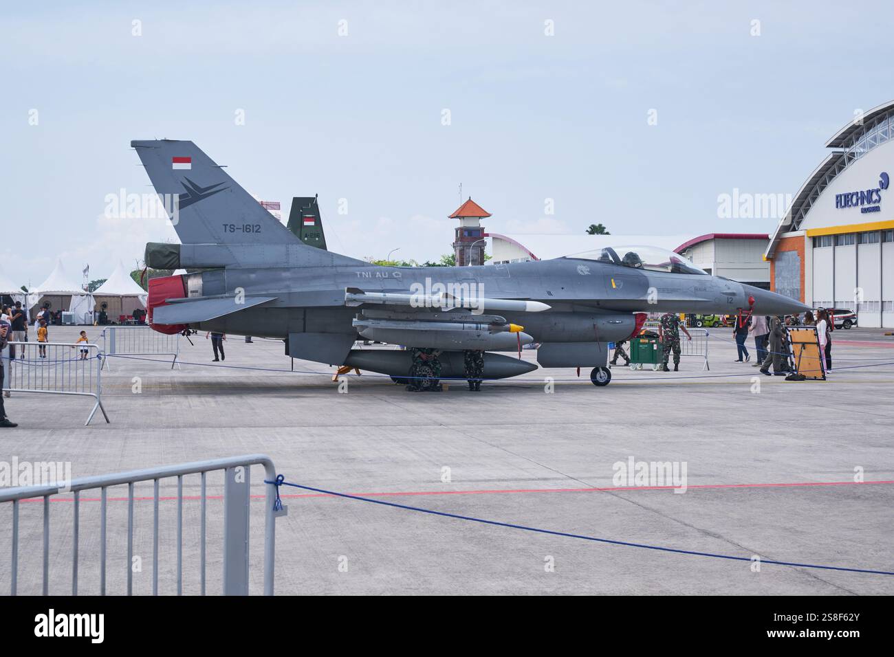 Indonesische Luftwaffe F-16 Stockfoto