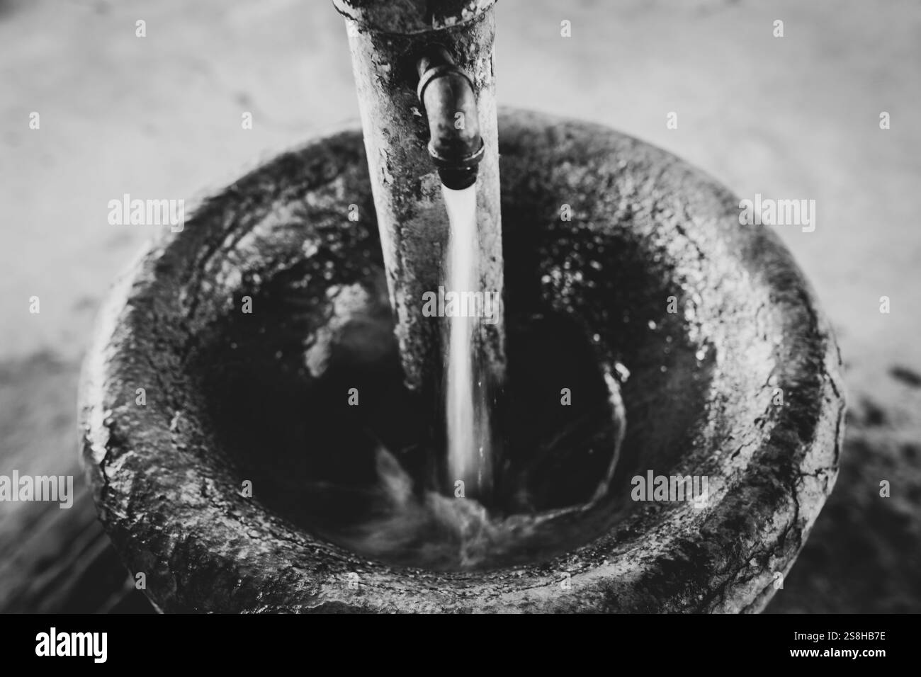 Hawthorne Spring Mineral Healing Water Fountain Saratoga Springs New York Stockfoto