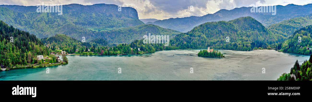Bled Lake, Ljubljana, Slowenien Stockfoto