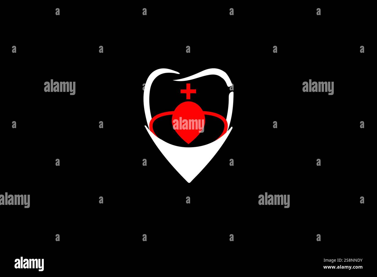 Dental Logo Design Professional & Classic Stock Vektor