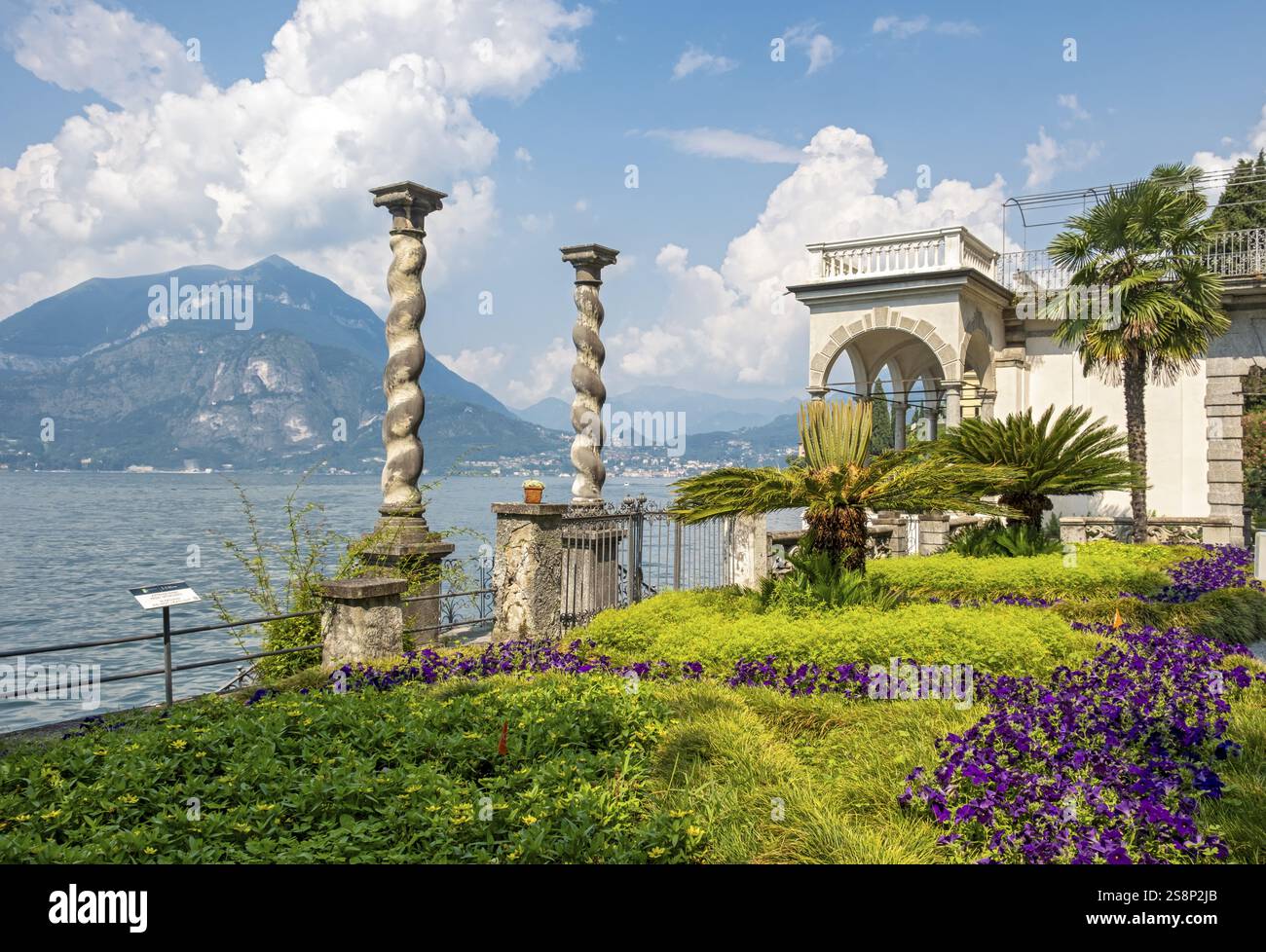 Villa Monastero Gardens, Varenna, Comer See, Lago di Como, Italien, Europa Stockfoto
