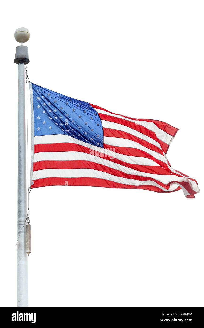 Ein Bild der Flagge der USA Stockfoto