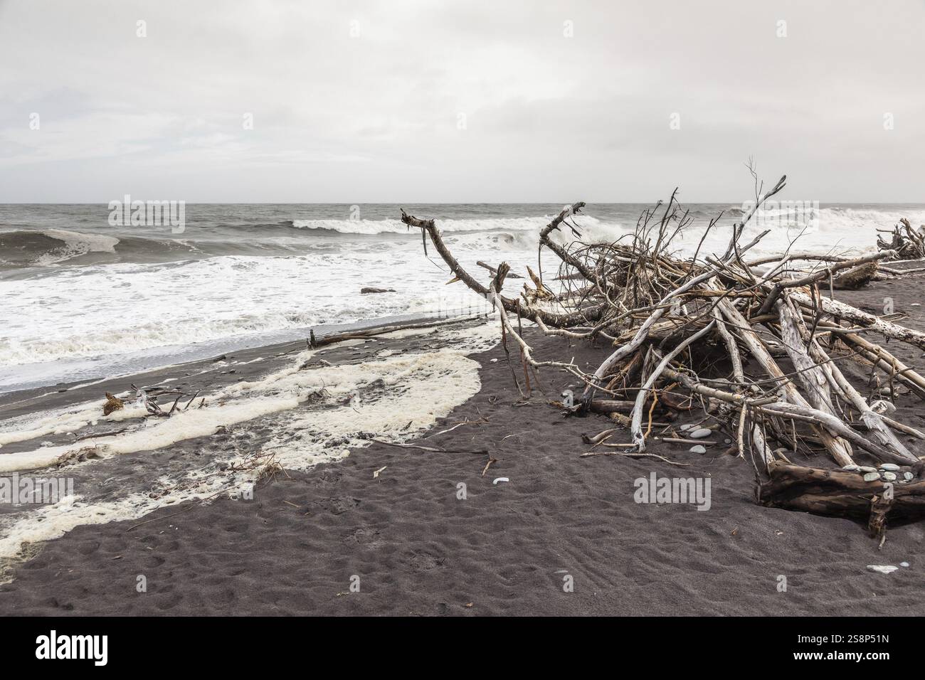 Ein Bild vom Jadestrand Hokitika, Neuseeland, Ozeanien Stockfoto