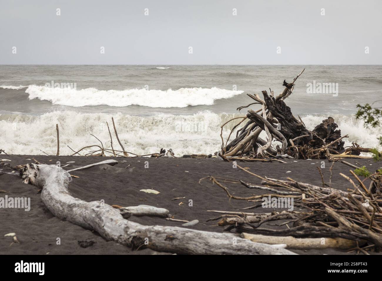 Ein Bild vom Jadestrand Hokitika, Neuseeland, Ozeanien Stockfoto