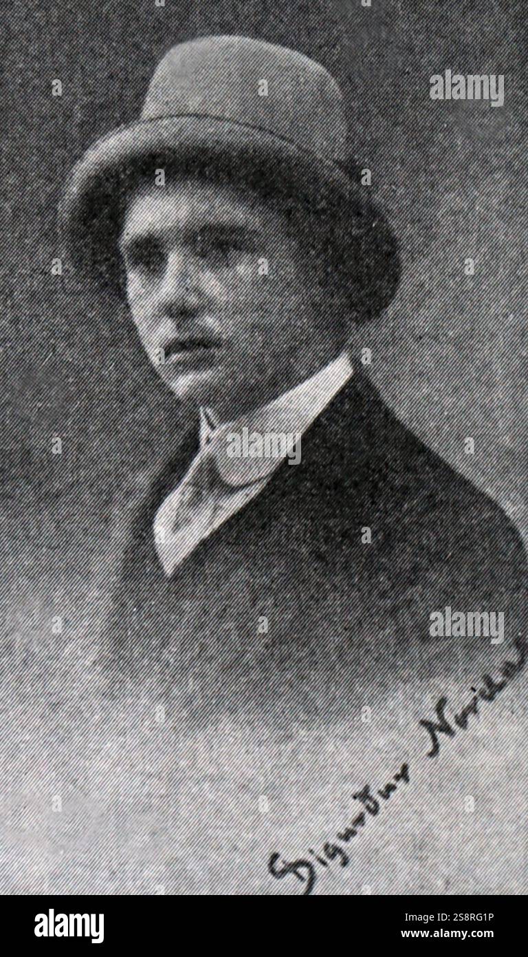 Portrait von sigurður Nordal (1886-1974), isländische Gelehrter, Schriftsteller und Botschafter. Er war einflussreich in der Theorie der isländischen Sagas als Werke der Literatur aus einzelnen Autoren. Vom 20. Jahrhundert Stockfoto