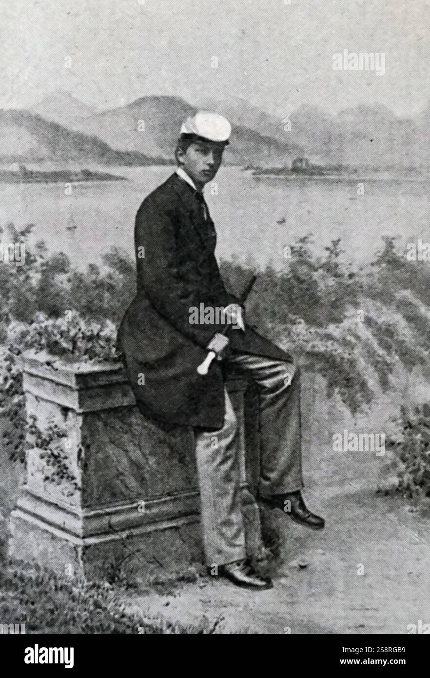 Foto des Prinzen Wilhelm von Preußen (1906-1940), während ein Student an der Universität Bonn. Vom 20. Jahrhundert Stockfoto