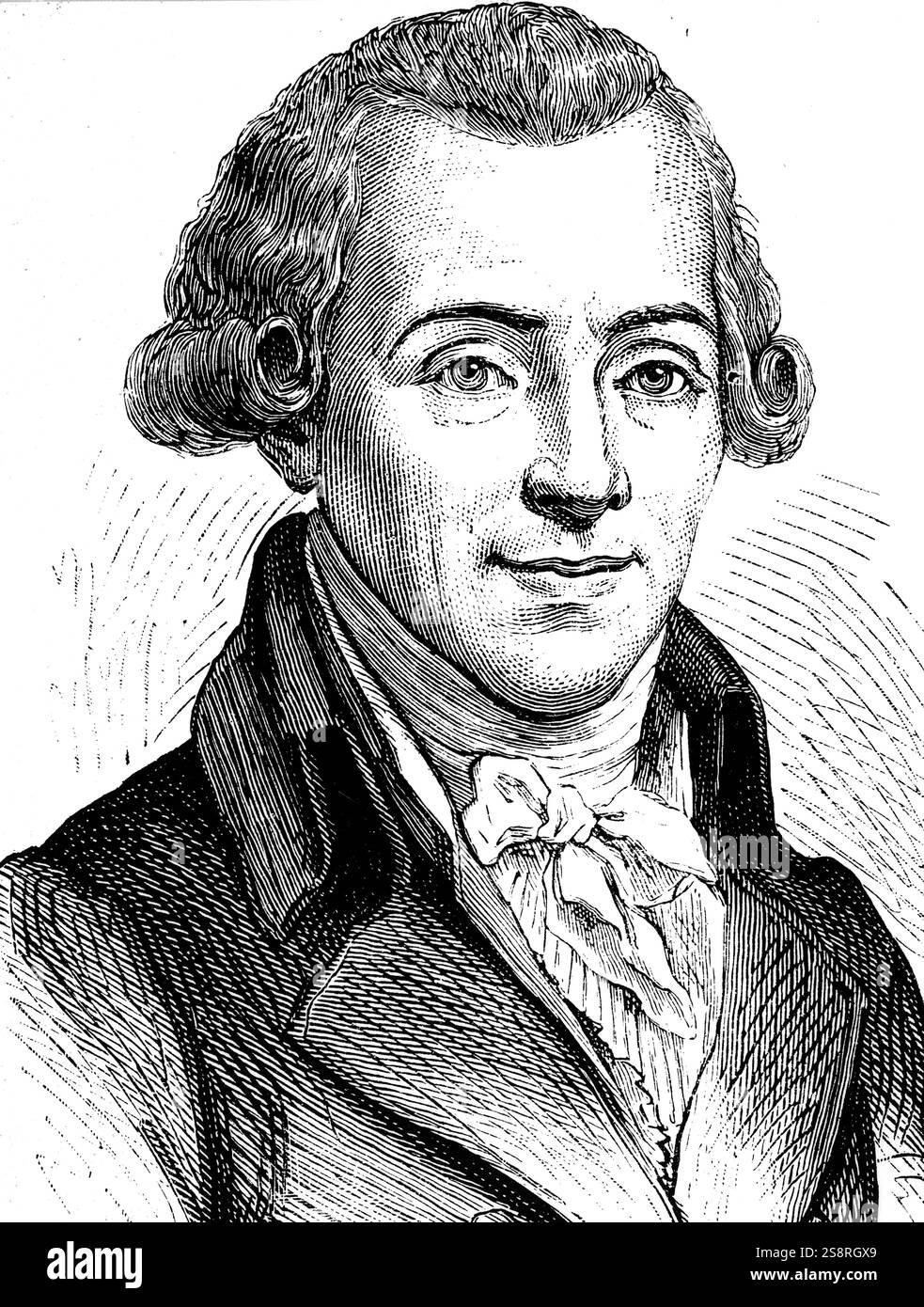 Porträt von Louis Nicolas Vauquelin (1763-1829), ein französischer Apotheker und Chemiker. Vom 19. Jahrhundert Stockfoto
