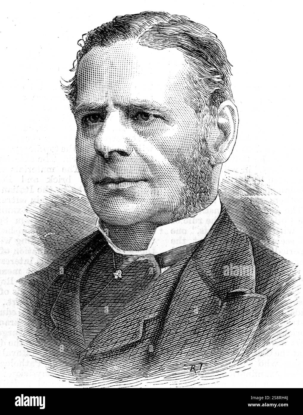 Portrait von Henryk Sienkiewicz (1846-1916) ein polnischer Journalist, Schriftsteller und Nobel Prize Laureate in der Literatur. Vom 20. Jahrhundert Stockfoto