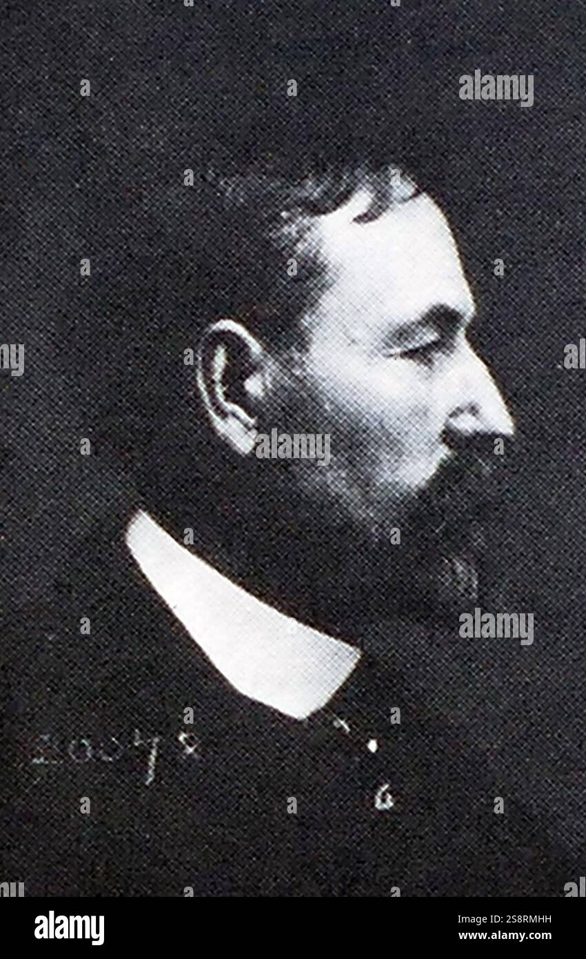 James Dunlap. Die amerikanische Bankräuber, 1880 Stockfoto