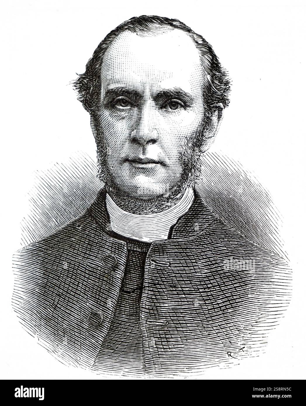 Porträt von William Plunket, 4. Baron Plunket (1828-1897), Dekan der Christ Church Cathedral und Erzbischof von Dublin in der Kirche von Irland. Vom 19. Jahrhundert Stockfoto