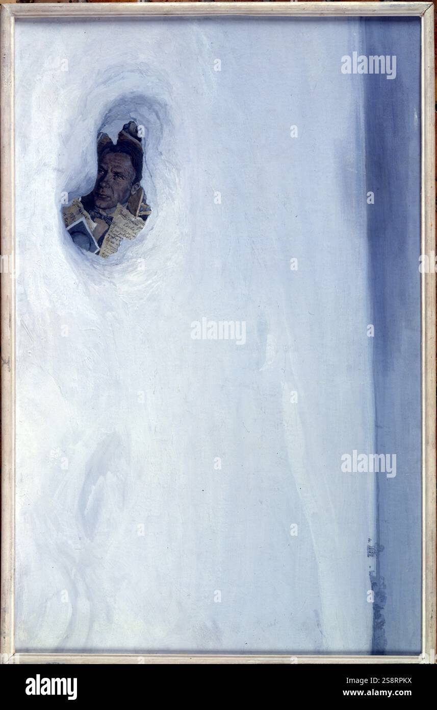 Michail Afanassjewitsch Bulgakow des sowjetischen russischen Künstlers Pjotr Aleksejewitsch Below (1929-1988). Michail Afanasyevich Bulgakow (1891 - 1940) war ein russischer Schriftsteller, Arzt und Dramatiker, der in der ersten Hälfte des 20.. Jahrhunderts tätig war Stockfoto