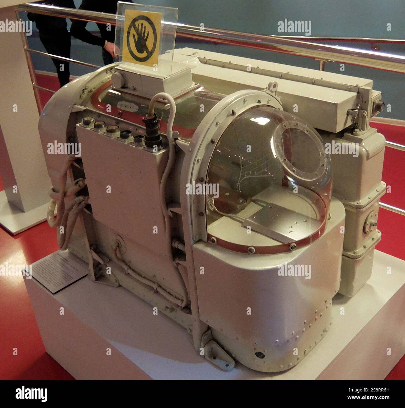 BIOS-Primat Capsule war ein komplexes technisches Gerät, das Affen während der Raumflüge durch die Sowjetunion unterbringen sollte Stockfoto