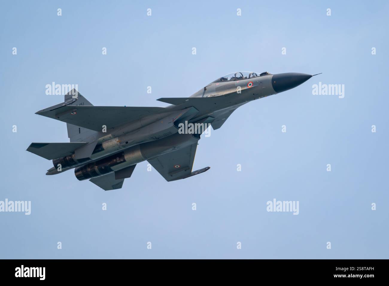 Sukhoi Su-30 MKI der indischen Luftwaffe Stockfoto