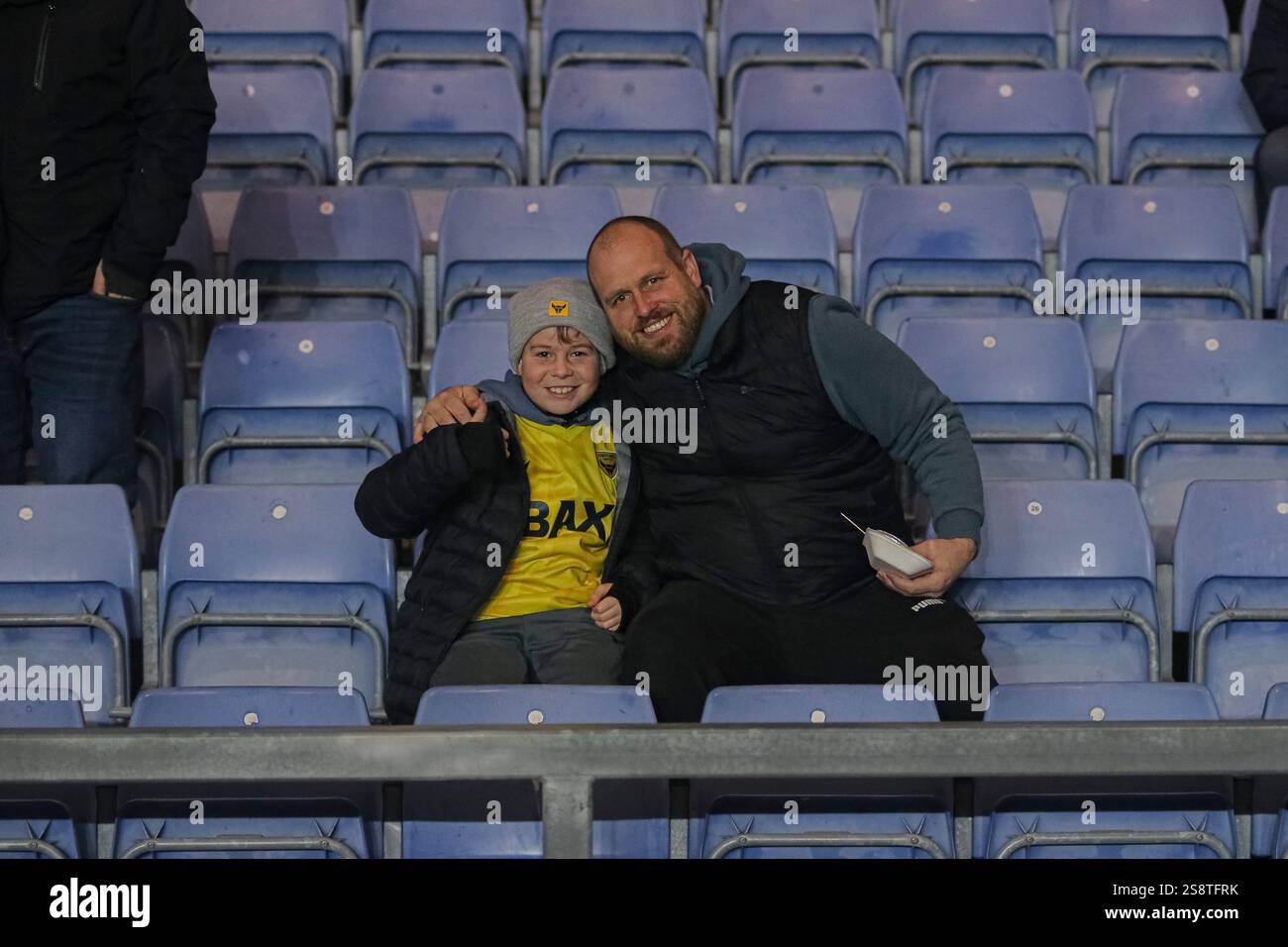Fans Von Oxford United Stockfoto