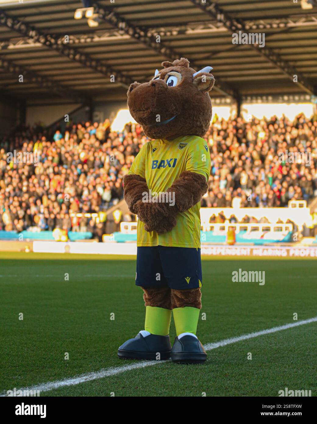 Oxford United Mascot Stockfoto