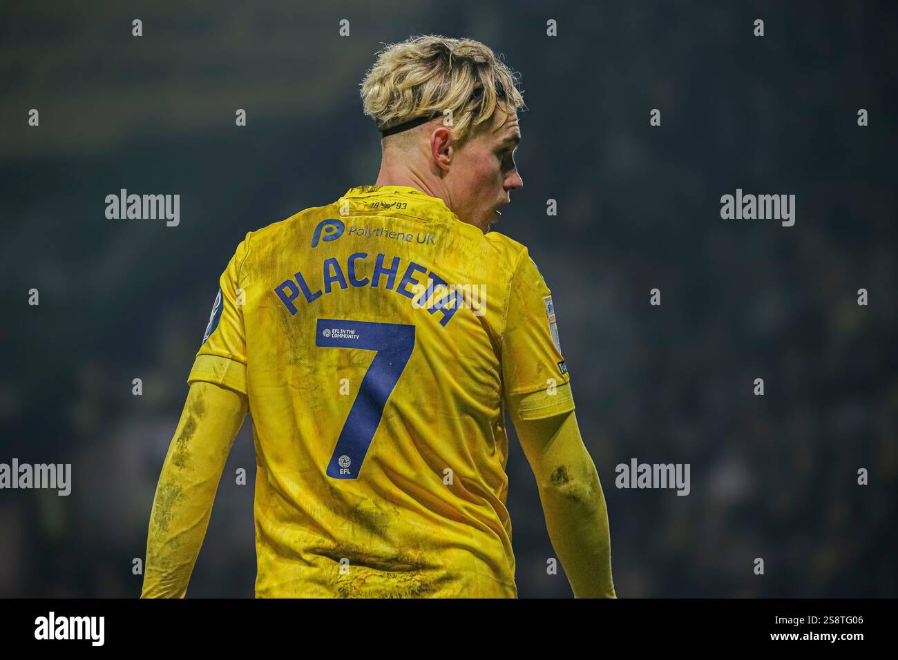 Placheta von Oxford United gegen Luton Town in der EFL Championship Stockfoto