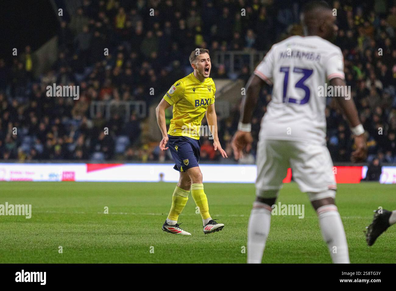 Will Vauks von Oxford United gegen Luton Town in der EFL Championship Stockfoto