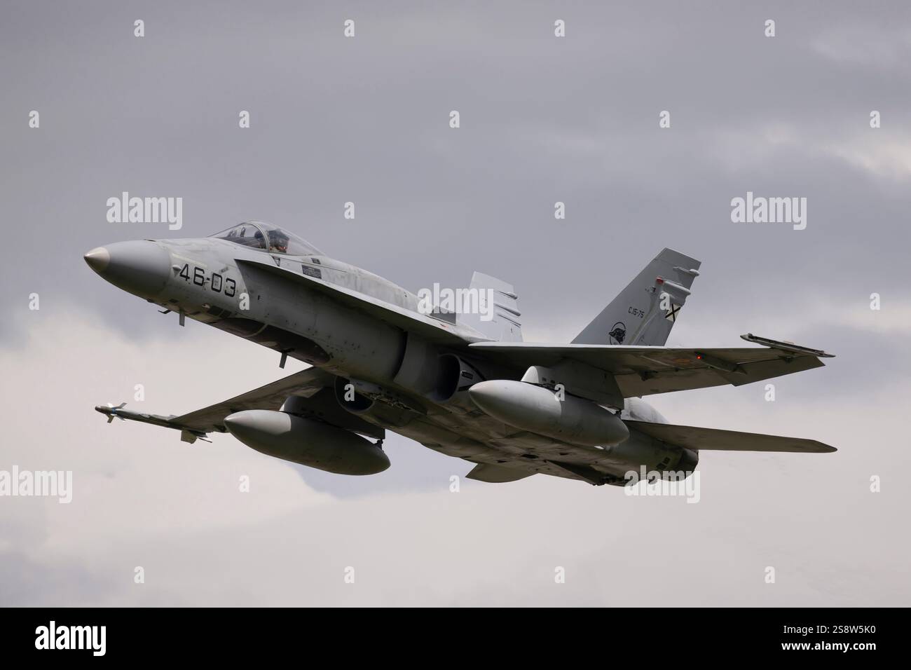 F-18 Kampfjets Stockfoto