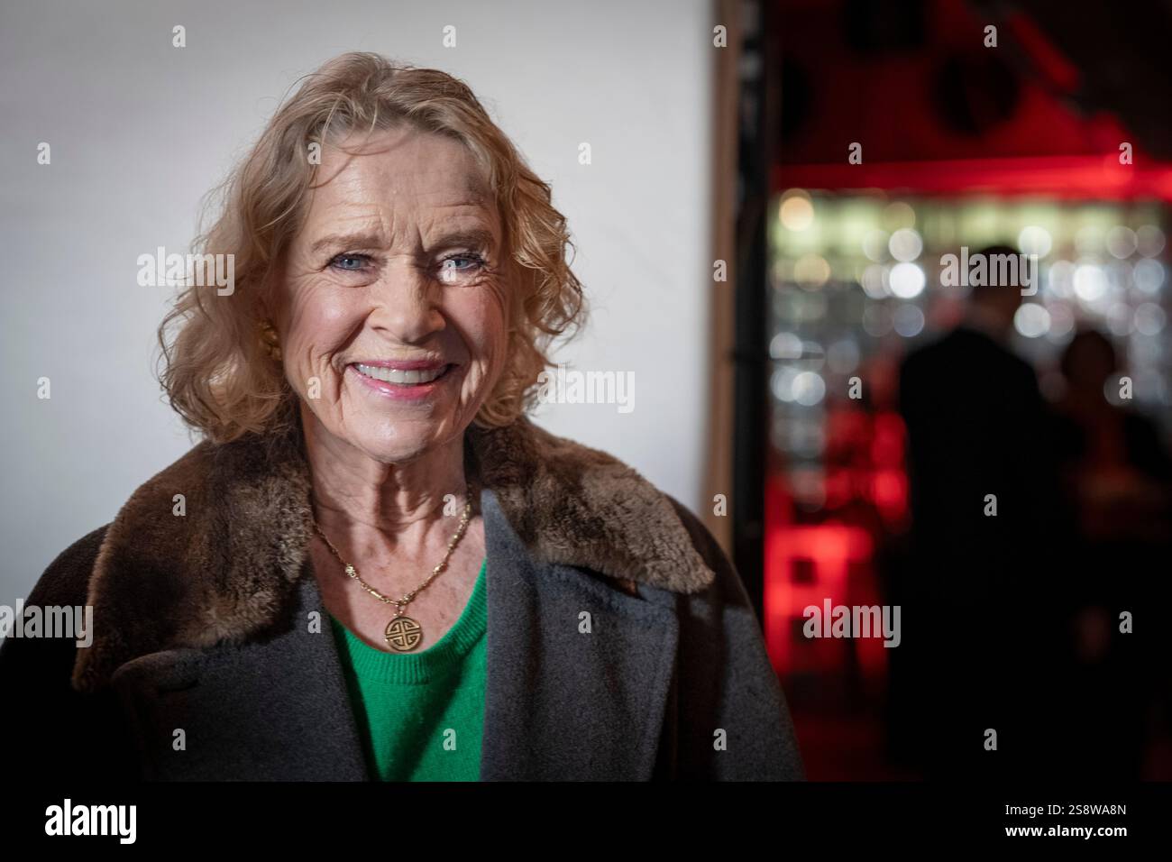 Oslo 20250123. Liv Ullmann bei der Premiere und roter Teppich „Peter Pan Goes to Hell“ im Chateau Neuf. Foto: Heiko Junge / NTB Stockfoto