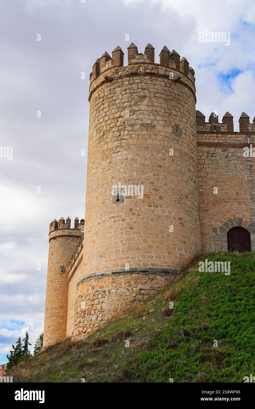 Castillo de la Vela (Burg von La Vela) in Maqueda, einem spanischen Dorf von Castilla-La Mancha in der Nähe von Toledo Stockfoto