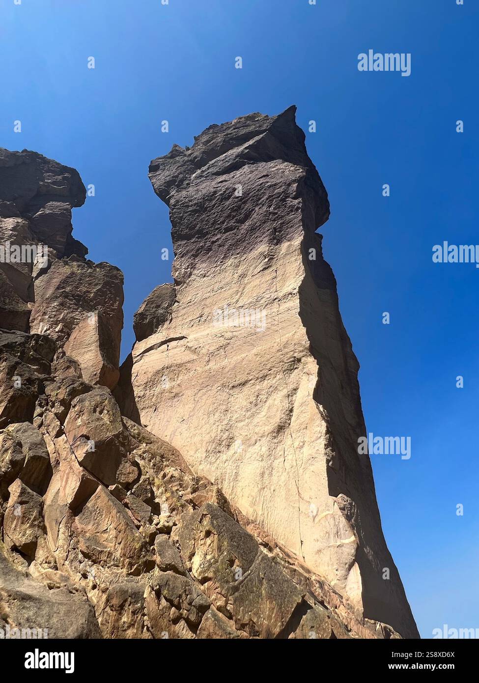 Smith Rock State Park Affengesicht Stockfoto