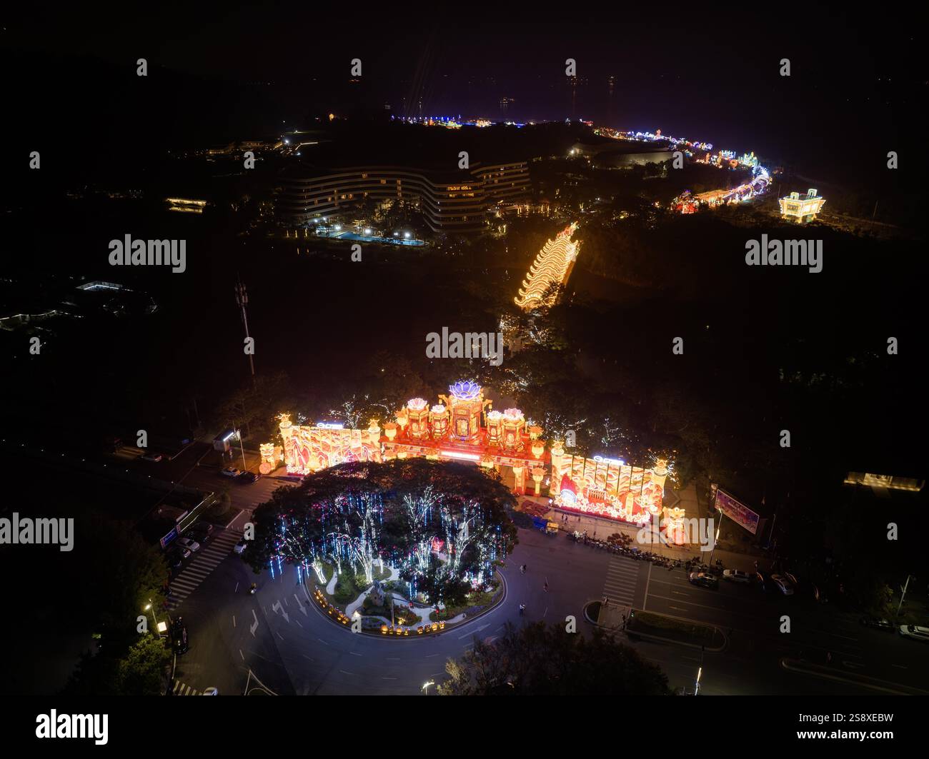 The 2025 Greater Bay Area Lantern Carnival gets ready in Guangzhou City ...