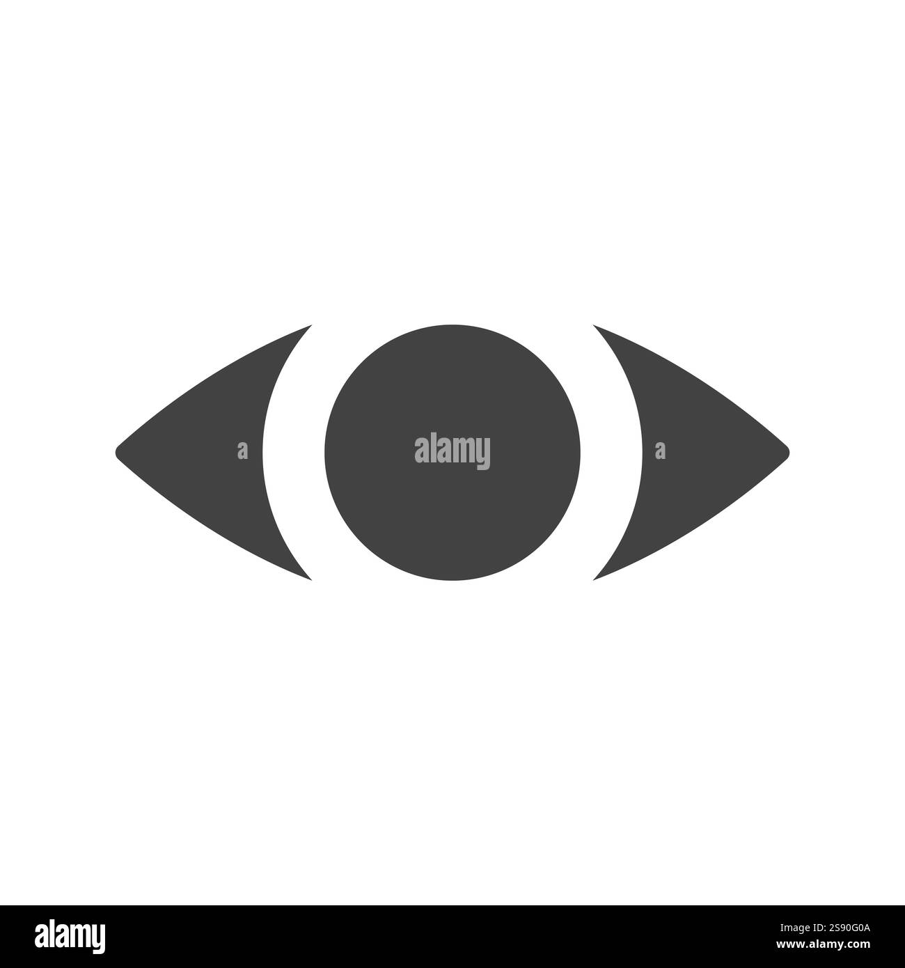 Eye-See-Look-Symbol-Vektor-Illustration Stock Vektor