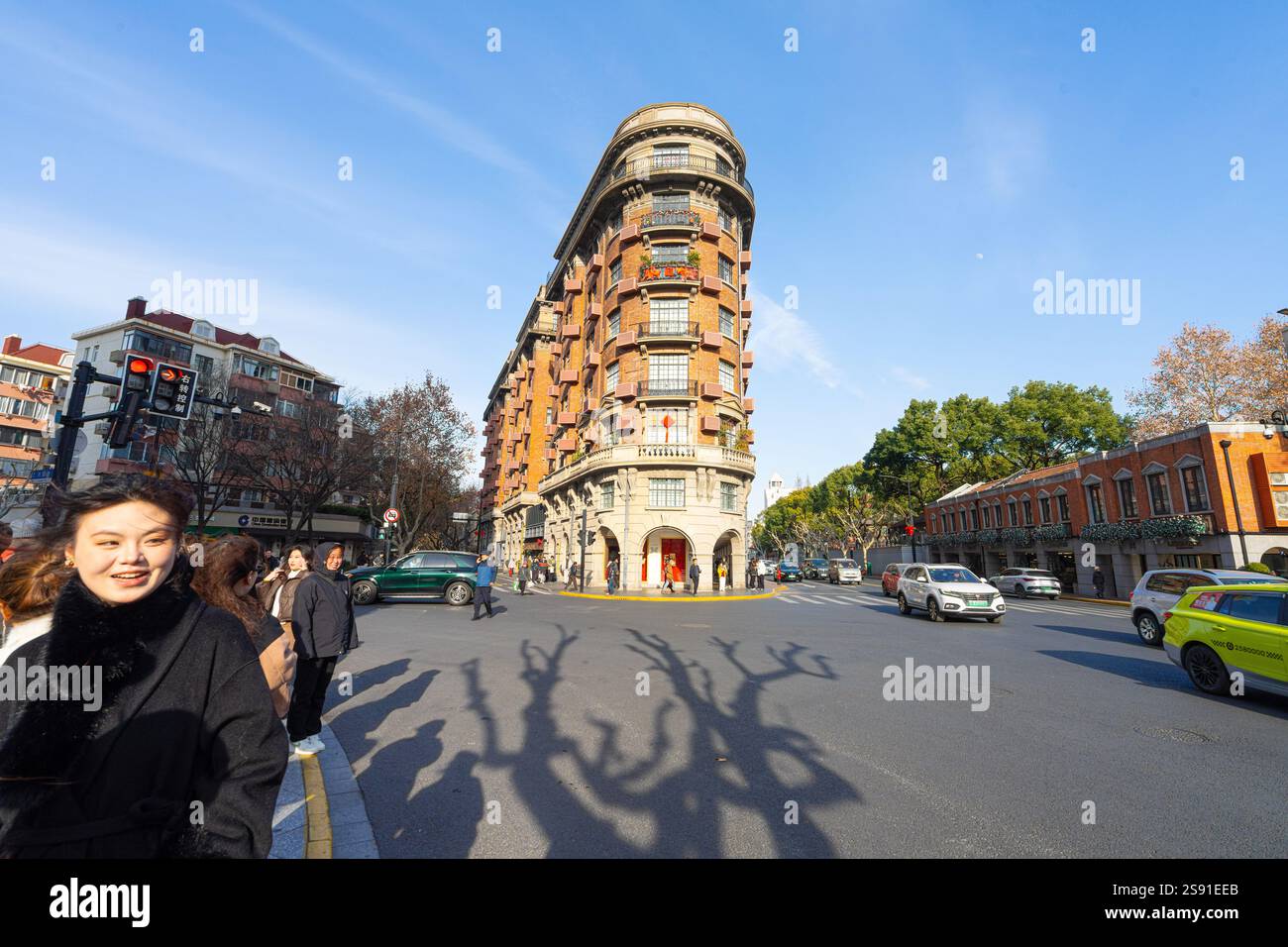 Shanghai, China. Januar 2025. Außenansicht des Wukang Herrenhauses im Stadtzentrum Stockfoto