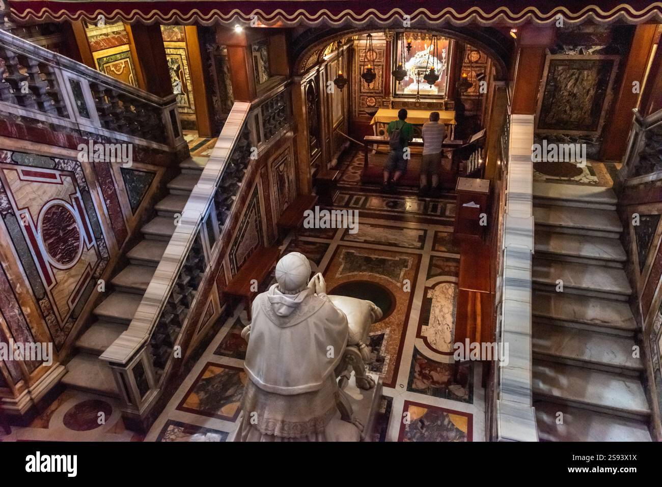 Krypta der Geburt, Basilika di Santa Maria Maggiore, Rom, Italien Stockfoto
