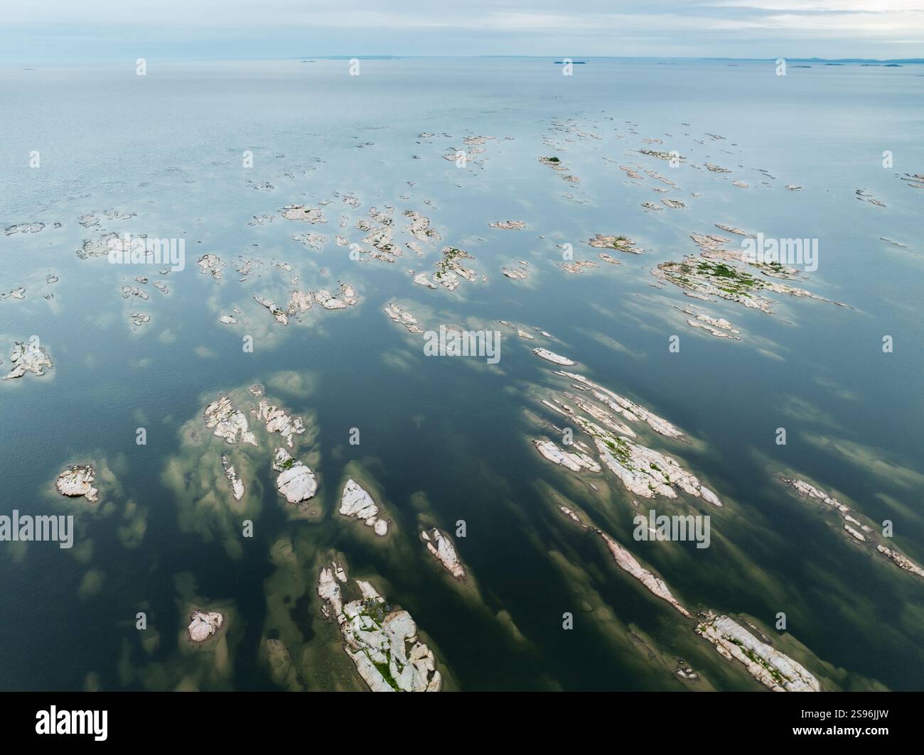 Bottle Islands in Georgian Bay, Lake Huron, Ontario Stockfoto