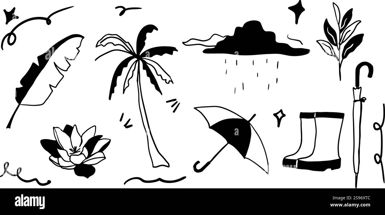 Kunst & Kultur: Eine Hommage an Bogor, Indonesien Stock Vektor