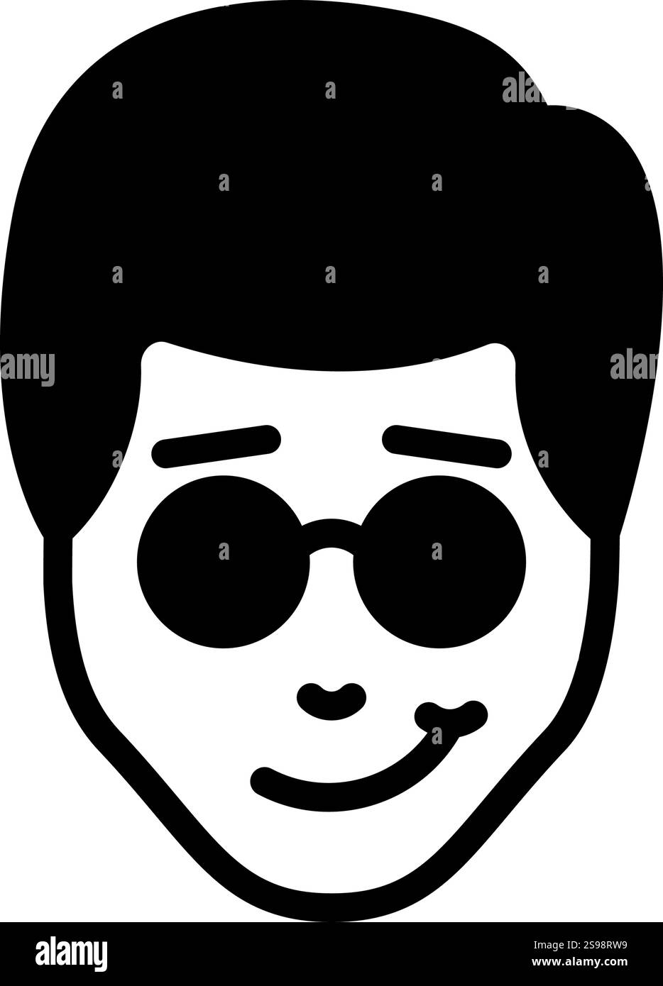 Symbol für selbstbewusst, unabhängig Stock Vektor