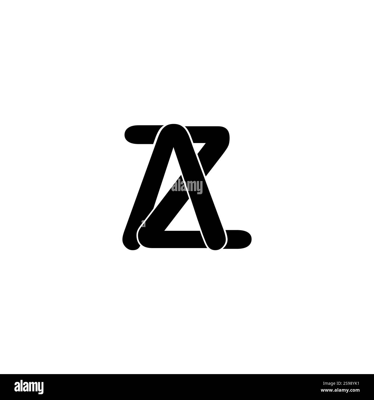 VEKTOR DER AZ-LOGO-VORLAGE Stock Vektor