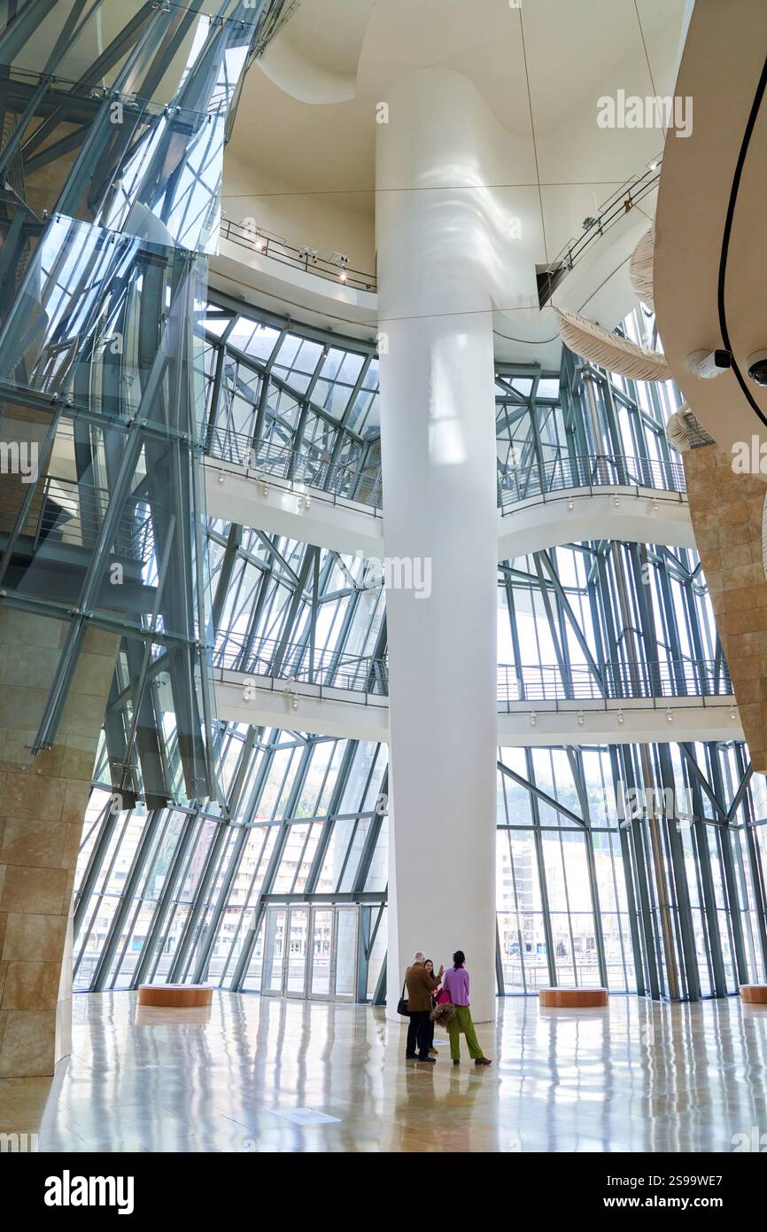 Guggenheim Museum, Bilbao, Baskenland, Spanien Stockfoto