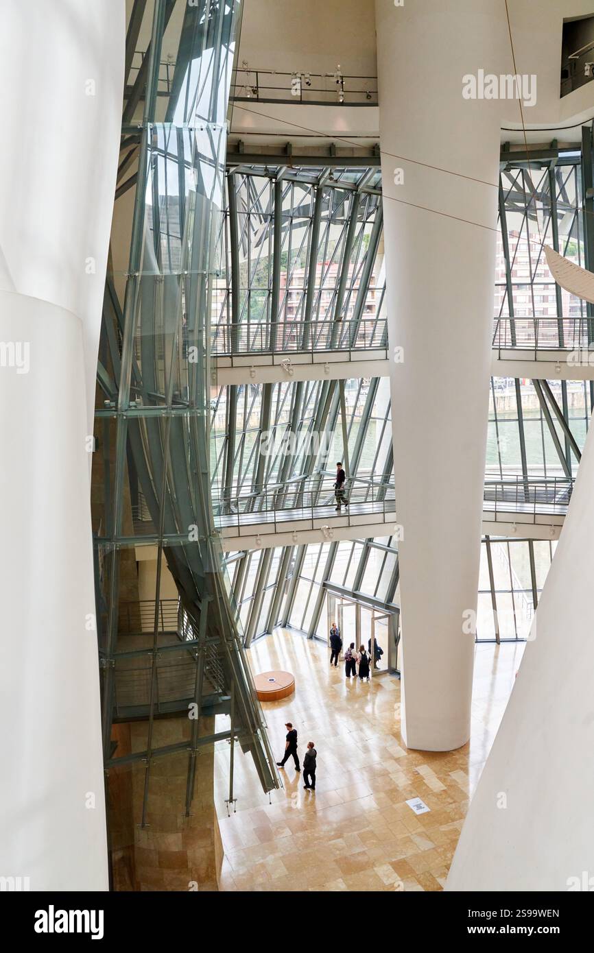 Guggenheim Museum, Bilbao, Baskenland, Spanien Stockfoto
