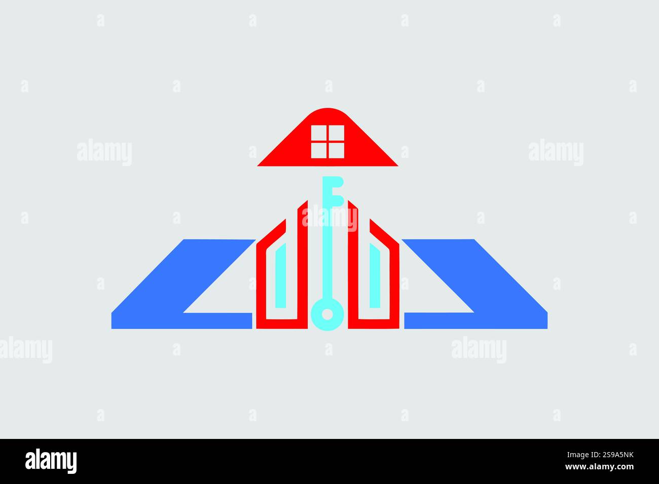 Real Estate Logo Design Professional & Classic Stock Vektor