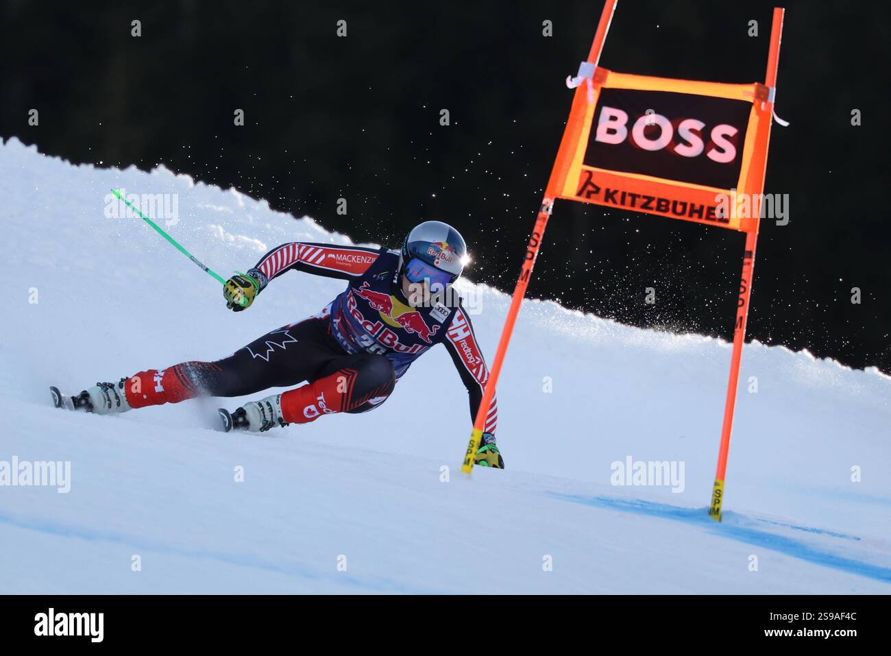 FIS Ski World Cup 2024-2025 -
World Cup Herren Downhill Kitzbu?hel
Samstag, 25. Januar 2025
erster Platz: James CRAWFORD (CAN) Stockfoto