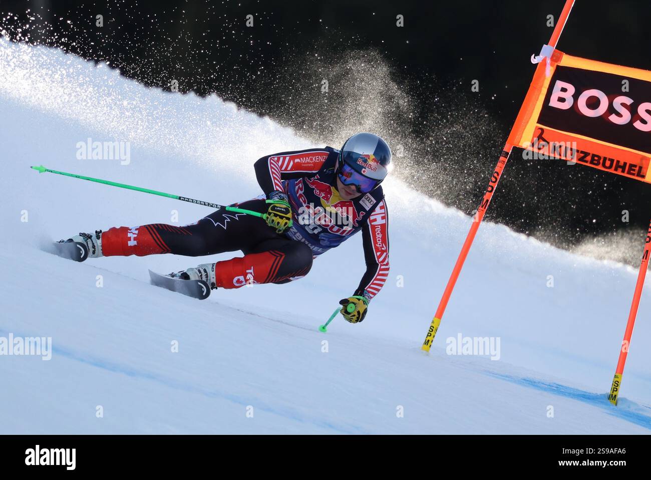 FIS Ski World Cup 2024-2025 -
World Cup Herren Downhill Kitzbu?hel
Samstag, 25. Januar 2025
erster Platz: James CRAWFORD (CAN) Stockfoto