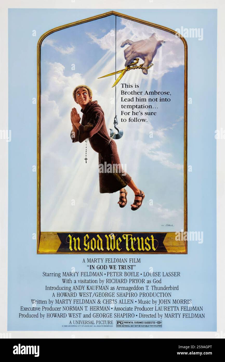 IN GOD WE TRUST (1980), REGIE: MARTY FELDMAN. Quelle: UNIVERSELLE BILDER/Album Stockfoto