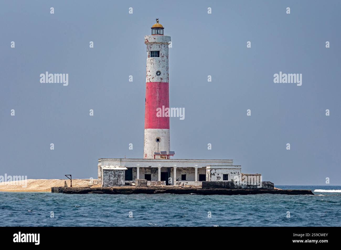 Santiaguillo Leuchtturm. Veracruz, Mexiko Stockfoto