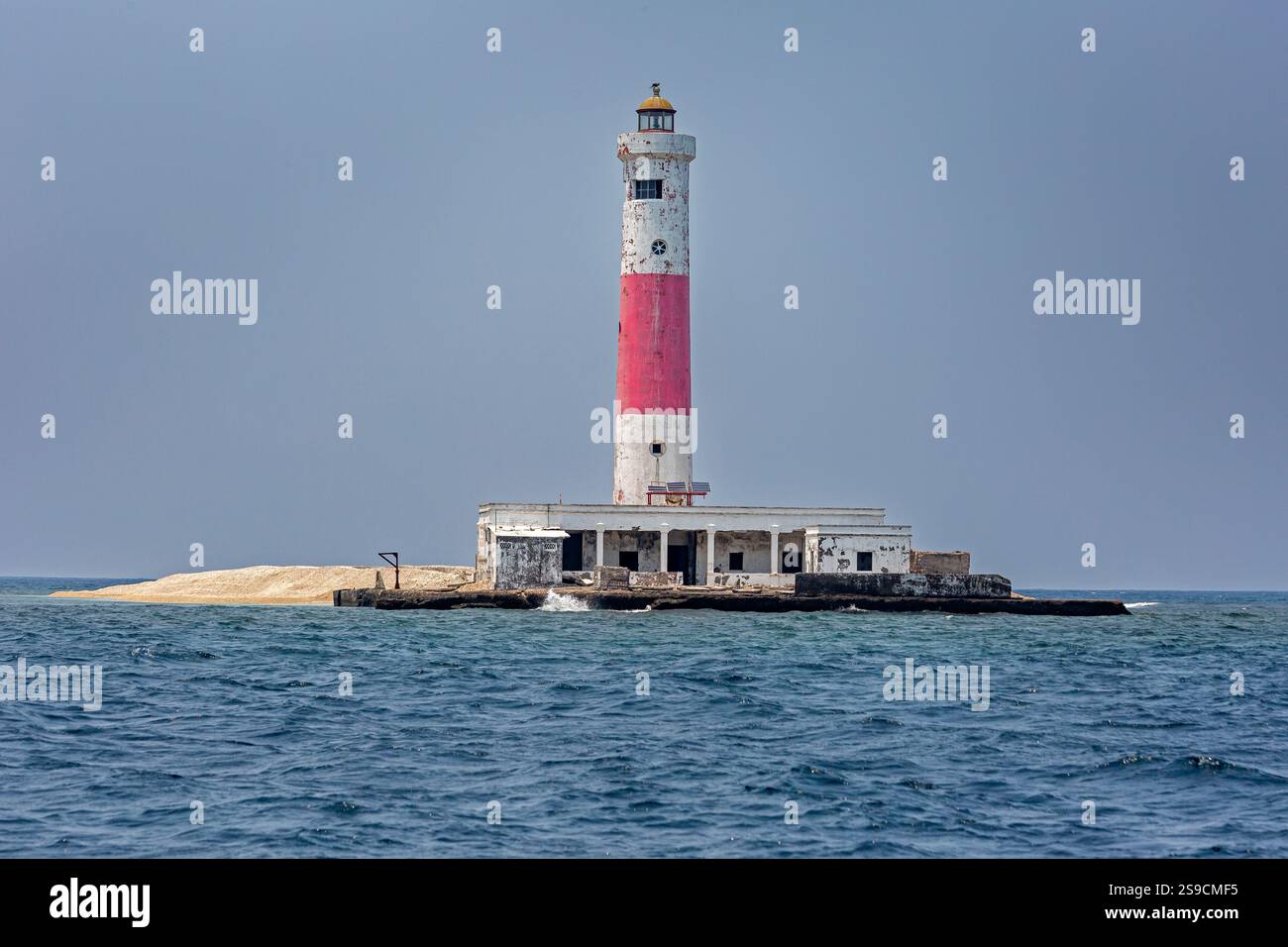 Santiaguillo Leuchtturm. Veracruz, Mexiko Stockfoto
