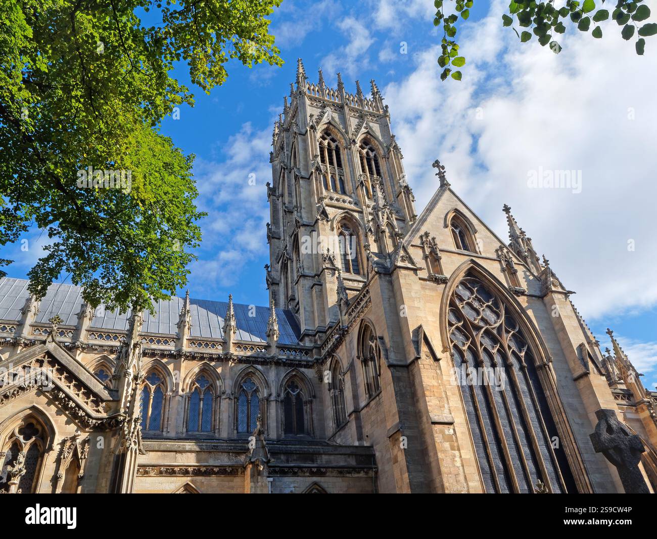 UK, South Yorkshire, Doncaster, Doncaster Minster oder St. George's Church. Stockfoto
