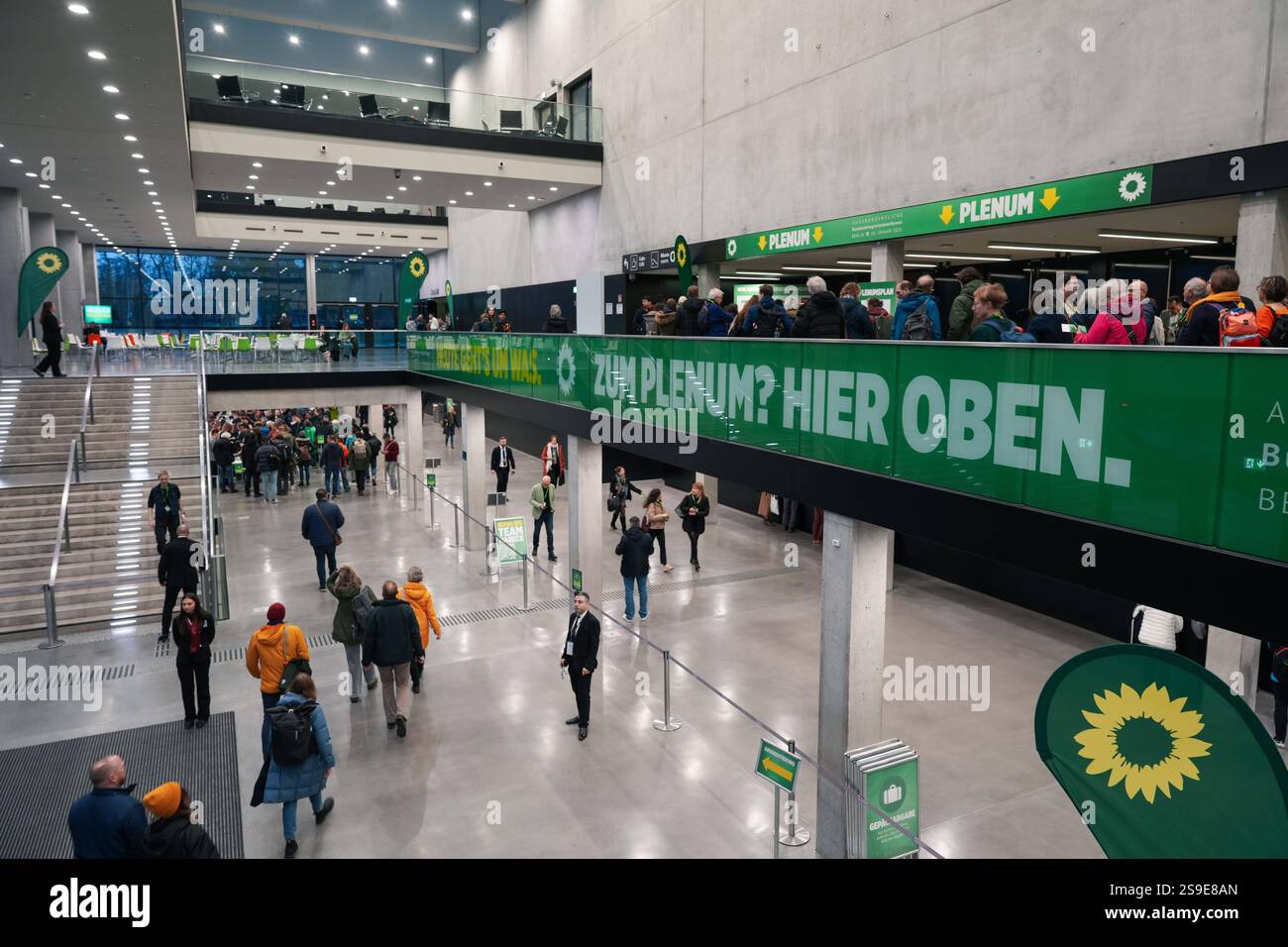 26.01.2025,Berlin,Bundesdelegiertenkonferenz Bündnis 90 Grüne im CityCube *** 26 01 2025,Berlin,Allianz 90 Grüne Bundesdelegiertenkonferenz im CityCube Stockfoto