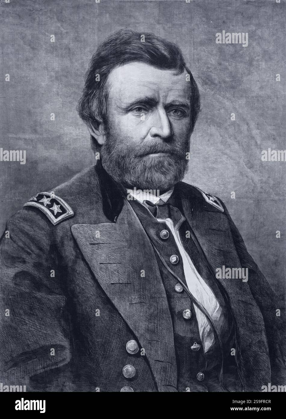 Ulysses S. Grant, 18. Präsident der Vereinigten Staaten Stockfoto