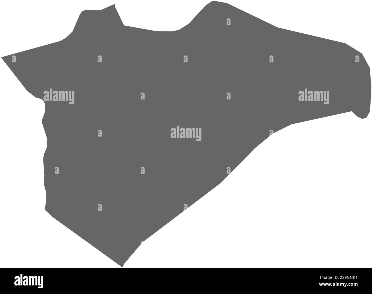 Karte von Jerusalem, eine Provinz Israels. Stock Vektor