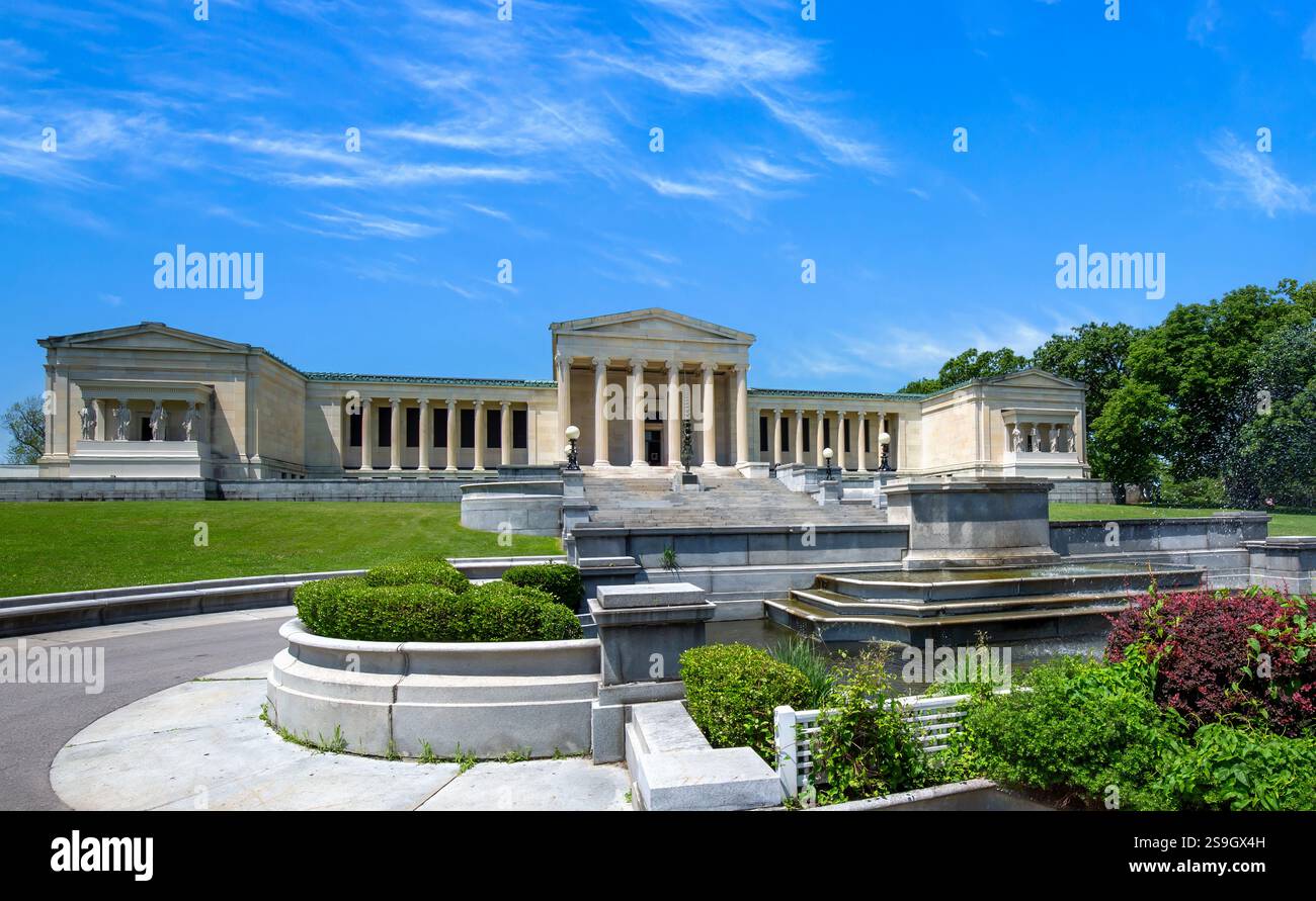 Buffalo, USA-20. März 2024: Albright-Knox Art Gallery in Buffalo, USA, Buffalo AKG Art Museum, ein bedeutender Schauplatz für moderne Kunst und zeitgenössische Kunst Stockfoto