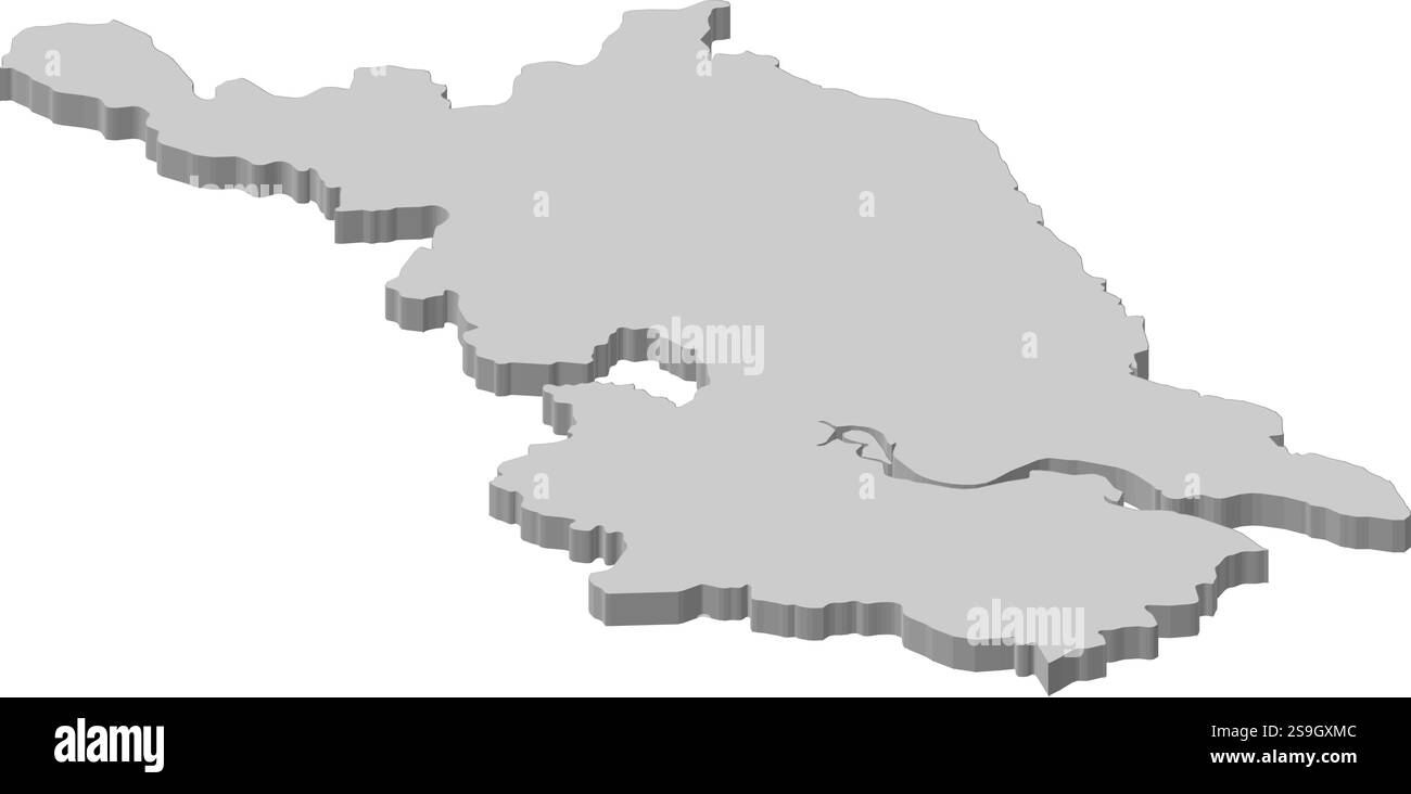 Karte von Jiangsu, eine Provinz von China. Stock Vektor