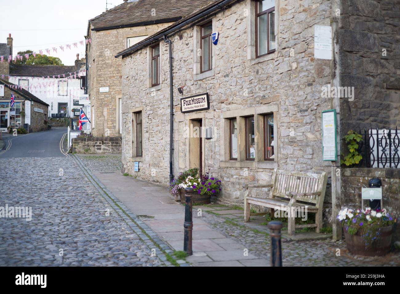 Grassington, Großbritannien - 16. September 2024. Folk Museum in Grassington, einem historischen Dorf und beliebtem Touristenziel in Yorkshire Dales, Großbritannien Stockfoto